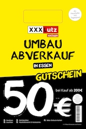 XXXLutz Möbelhäuser Prospekt für Hilden: "UMBAUABVERKAUF", 8 Seiten, 03.12.2024 - 15.12.2024