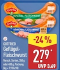 Geflügel-Fleischwurst im Angebot bei ALDI Nord in Magdeburg Geflügel-Fleischwurst Angebote von Gutfried bei ALDI Nord Magdeburg für 2,79 €