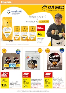 Promotion Tassimo dans le prospectus Carrefour, valable du 18/11/2025 au 01/12/2025 Promo Tassimo dans le catalogue Carrefour du moment à la page 36