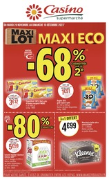 Prospectus Casino Supermarchés à Limoux: "MAXI LOT MAXI ECO", 26} pages, 28/11/2023 - 10/12/2023