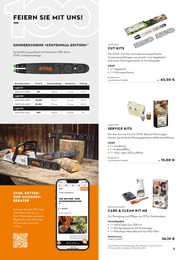 STIHL Säge im Prospekt 