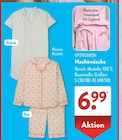 Nachtwäsche von UP2FASHION im aktuellen ALDI SÜD Prospekt für 6,99 €
