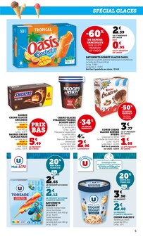 Promotion Oasis dans le prospectus Super U, valable du 29/07/2025 au 10/08/2025 Promo Oasis dans le catalogue Super U du moment à la page 5