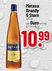 Brandy 5 Stern Angebote von Metaxa bei Trinkgut Ettlingen für 10,99 €
