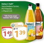 Saft Angebote von Hohes C bei GLOBUS Neuwied für 1,39 €