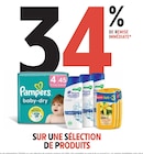 34% DE REMISE IMMÉDIATE SUR UNE SÉLECTION DE PRODUITS DE LA MARQUE PAMPERS / HEAD AND SHOULDERS / TAHITI - PAMPERS / HEAD AND SHOULDERS / TAHITI en promo chez Intermarché Nantes