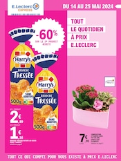 Catalogue Supermarchés E.Leclerc en cours à Le Petit Appeville et alentours, "Tout le quotidien à prix E.Lecrec", 12 pages, 14/05/2024 - 25/05/2024