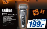 Rasierer Serie 9 - 9352cc Sport Angebote von Braun bei famila Nordost Langenhagen für 199,00 €