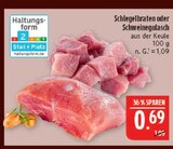 Aktuelles Schlegelbraten Angebot bei Marktkauf in Fürth ab 0,69 €