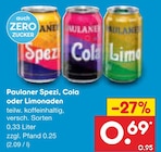 Aktuelle Bier Angebote bei Netto Marken-Discount in Neumünster Aktuelles Paulaner Spezi, Cola oder Limonaden Angebot bei Netto Marken-Discount in Neumünster ab 0,69 €