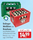 Weißbier oder Brauhaus Angebote von Erdinger bei famila Nordost Neumünster für 14,99 €