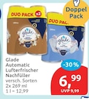 Automatic Lufterfrischer Nachfüller Sensual Sandalwood & Jasmine von Glade für 6,99 € bei budni im Angebot Automatic Lufterfrischer Nachfüller Sensual Sandalwood & Jasmine von Glade im aktuellen budni Prospekt