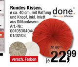 Aktuelles Rundes Kissen Angebot bei Opti-Wohnwelt in Pforzheim ab 22,99 €