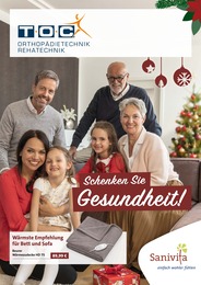 Sanitätshaus Technisches-Orthopädie-Center GmbH Prospekt für Burg: Schenken Sie Gesundheit!, 6 Seiten, 14.11.2022 - 31.01.2023