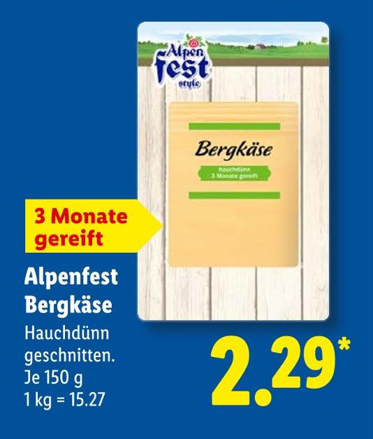 Bergkäse