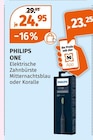 Elektrische Zahnbürste Angebote von PHILIPS ONE bei Müller Filderstadt für 24,95 €