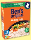 Riz Long Grain 10 min - BEN'S ORIGINAL en promo chez U Express Riz Long Grain 10 min - BEN'S ORIGINAL dans le catalogue U Express