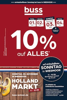 buss Prospekt 10% auf ALLES! mit  Seiten