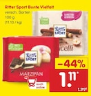 Bunte Vielfalt im Angebot bei Netto Marken-Discount in Erkrath Bunte Vielfalt Angebote von Ritter Sport bei Netto Marken-Discount Erkrath für 1,11 €