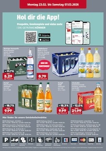 Saft im Getränke König Prospekt "DIE GETRÄNKEKÖNNER" mit 4 Seiten (Ingolstadt)