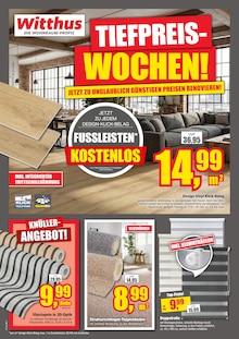 Witthus Heimtex-Fachmarkt GmbH Prospekt TIEFPREISWOCHEN! mit 16 Seiten