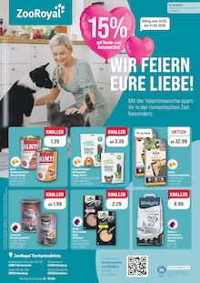 ZooRoyal Prospekt WIR FEIERN EURE LIEBE! mit 8 Seiten