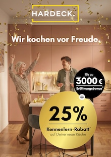 HARDECK Prospekt Wir kochen vor Freude. mit 1 Seite