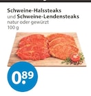 Schweine-Halssteaks im aktuellen V-Markt Prospekt für 0,89 €