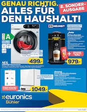EURONICS Elektromärkte Prospekt der aktuellen Woche mit 4 Seiten, gültig von 10.10.2026 bis 16.10.2026, in Müllheim und Umgebung Aktueller EURONICS Elektromärkte Prospekt in Müllheim und Umgebung, "GENAU RICHTIG. ALLES FÜR DEN HAUSHALT!" mit 4 Seiten, 10.10.2026 - 16.10.2026