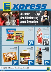 Aktueller E xpress Prospekt mit Weihnachten, "Wir lieben Lebensmittel.", Seite 1