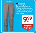 Garten-Arbeitshose Angebote von GARDENLINE bei ALDI SÜD Augsburg für 9,99 €