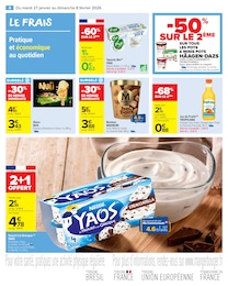 Prix et réduction Glace dans le prospectus Carrefour Market en cours Offre Glace dans le catalogue Carrefour Market du moment à la page 6