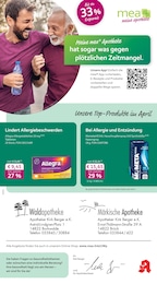 mea - meine apotheke Prospekt für Borkheide mit 4 Seiten mea - meine apotheke Prospekt für Borkheide: "Unsere April-Angebote", 4 Seiten, 01.04.2026 - 30.04.2026