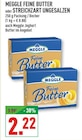 Marktkauf Paderborn - MEGGLE FEINE BUTTER oder STREICHZART UNGESALZEN Angebot im Prospekt MEGGLE FEINE BUTTER oder STREICHZART UNGESALZEN bei Marktkauf im Paderborn Prospekt für 2,22 €