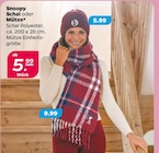 Schal von Snoopy im aktuellen Netto mit dem Scottie Prospekt