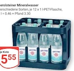 Mineralwasser im Angebot bei GLOBUS in Hürth Mineralwasser Angebote von Gerolsteiner bei GLOBUS Hürth für 5,55 €