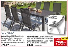 BAUHAUS Zülpich - Garten-Serie 'Maja' Garten-Serie 'Maja' Angebot bei BAUHAUS Zülpich im Prospekt "Handzettel KW 32"