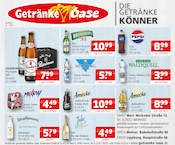 Aktueller Getränke Oase Prospekt mit Bier, "Aktuelle Angebote", Seite 1