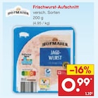 Frischwurst-Aufschnitt im Angebot bei Netto Marken-Discount in Beckum Frischwurst-Aufschnitt Angebote von Hofmaier bei Netto Marken-Discount Beckum für 0,99 €