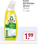 WC-Reiniger Zitrone Angebote von Frosch bei Rossmann Bonn für 1,99 €