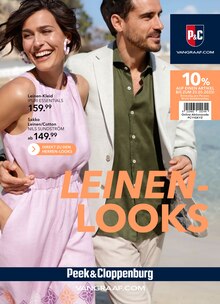 Kleidung im Peek und Cloppenburg Prospekt "LEINEN-LOOKS" mit 10 Seiten (Bielefeld)