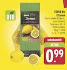 Zitronen bei EDEKA im Prospekt "" für 0,99 €