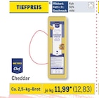 Cheddar von Metro Chef im aktuellen Metro Prospekt für 12,83 €