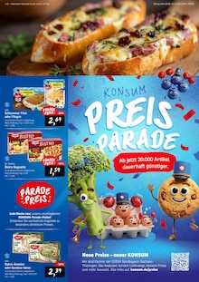 Fertiggerichte im Konsum Prospekt "Preisparade" mit 12 Seiten (Dresden)