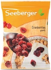 Cranberries - Seeberger - Supermarchés Match à Strasbourg Cranberries - Seeberger en promo chez Supermarchés Match Strasbourg à 1,11 €