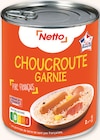 Choucroute Garnie - NETTO - Netto à Niort Choucroute Garnie - NETTO en promo chez Netto Niort à 2,49 €