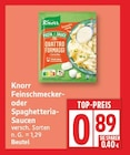 Feinschmecker-Saucen von Knorr für 0,89 € bei EDEKA im Angebot Feinschmecker-Saucen von Knorr im aktuellen EDEKA Prospekt