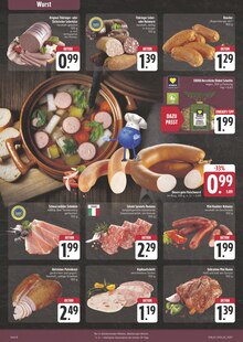 Wurst im aktuellen E center Prospekt (Jena) Wurst im E center Prospekt "Wir lieben Lebensmittel!" mit 28 Seiten (Jena)