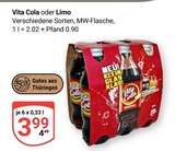 Vita Cola im Angebot bei GLOBUS in Waren Vita Cola Angebote bei GLOBUS Waren für 3,99 €
