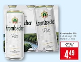 Pils im Angebot bei Marktkauf in Leonberg Pils Angebote von Krombacher bei Marktkauf Leonberg für 4,49 €